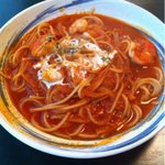 洋食堂 なつ家 - 海老とトマトソースのパスタ 945円