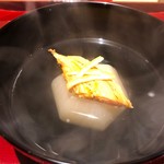 銀座 しのはら - ばちこと蕪のお椀