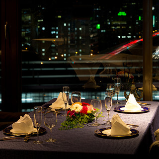 景色の見える席