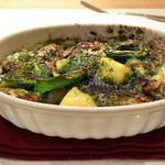 ラ・メール・ギキ - La Merコース/カキのパセリ グラタン('18.12月中旬)