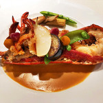 ラ・メール・ギキ - La Merコース/オマール海老のロースト ビスクソース('18.12月中旬)