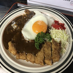 味処志水 - 日替り 目玉カツカレー