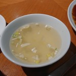 Seikaen - 焼きそばやチャーハンに付くスープ  これがまた美味しいのです‼️