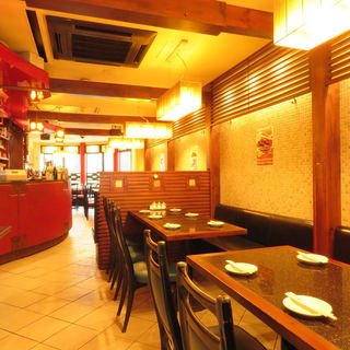 Enjoy your meal in our spacious restaurant!