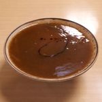 信そば 長野屋 - カレーそば（850円税込） なかなかいい景色ですね～！