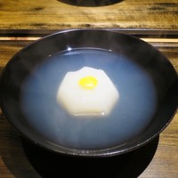 御料理 光安 - 蕪のお椀　柚子ソース