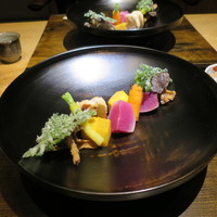 御料理 光安 - 季節の野菜