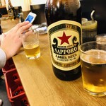 銀座屋  - サッポロラガー赤星