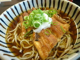 Nishi Tomo - 西友蕎麦は鴨or鰻のトッピングチョイス