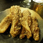 かめにい - ◆居酒屋風手羽唐＠５００円
