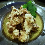 かめにい - ◆鶏皮の唐揚＠３００円