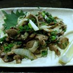 かめにい - ◆ずり縁側塩こしょう炒め＠３００円