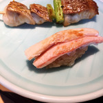 鮨し人 - のどぐろの炭焼き、ズワイガニ