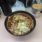 駅そば 第5売店 - 名物・舞茸天そば