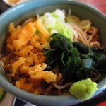 江戸家 - セリ鍋にセットの小そば