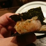 焼き鳥 とりら - 骨岸トロ海苔巻き