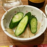 旨唐揚げと居酒メシ ミライザカ - 有機生姜で作った甘酢漬け299円（税別）