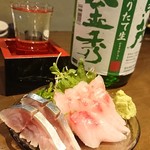 飲んべぇ食堂 らくだ屋 - お刺身と日本酒