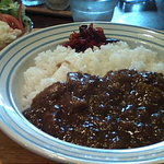 ゲンペ - カレーライス、サラダ付き（６００円、食後のコーヒーは４００円が２００円に）