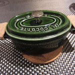 レストラン バカール - 鶏肉とトリュフ、九条葱の炊き上げご飯登場！