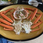 ながしま荘 - 料理写真:茹で蟹