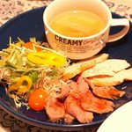 cafe 8 - 料理写真:サラダ小鉢全部セット