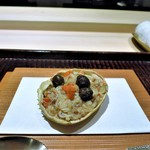 紀茂登 - 香箱蟹の飯蒸し