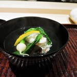 紀茂登 - 蟹真丈のお椀