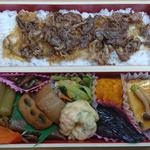 まつおか - 国産牛しぐれ二段弁当