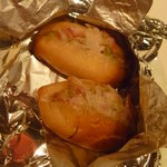 リストランテ ラ・バリック トウキョウ - アルミホイルを開けたら・・可愛い♪