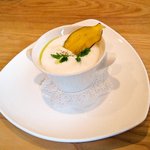 ristorante SAWADA - 大西農園 さつまいものスープ カプチーノ仕立て
