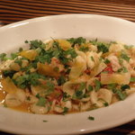 Semplice - オレキエッテ　～海老と野菜、カラスミのソースで