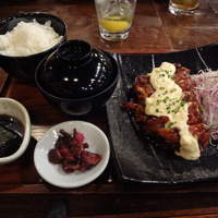 SUSHI 権八 西麻布 - ランチのセット　チキン南蛮御膳