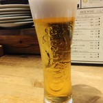 Tokyo Rice Wine - 生ビールはカールスバーグ通常500円がハッピーアワーで280円