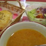 アセナ - スープ、エキメキ、サラダ