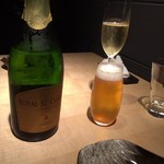 TTOAHISU - マイレビ様の泡（口開け）と生ビール