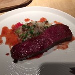 TTOAHISU - メインは牛肉に変更していただきました、美味しいお肉でしたよ