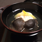御料理 寺沢 - 蟹真薯とぶなしめじの椀