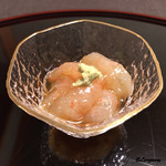 御料理 寺沢 - 甘海老 赤酒漬