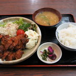 Terakoya - 鶏のサッパリ揚げ定食　780円です。