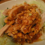 川菜味 - 茹で鶏と野菜の胡麻サラダ★