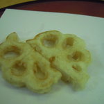 天ぷら 京星 - レンコン