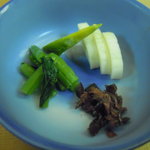 天ぷら 京星 - 香の物