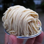 絞って10分のできたてモンブラン