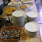 いただきます　ビュッフェ台