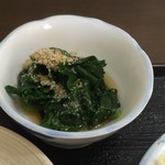 ささら - ほうれん草おひたし