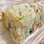 麻布 幸村 - 炊き込みご飯が食べきれない分はおにぎりにしてお土産に出来ます。