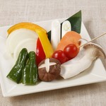 Assorted grilled vegetables