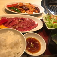 焼肉 しんうち 神楽坂 - 焼肉御膳ロース