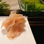 千代田鮨 - ガリは今日甘酢に漬けたばかりという話だったが、 美味しく頂けた